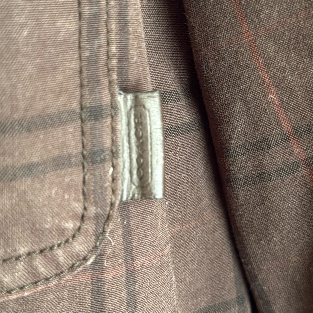 Coach Tatersall Plaid Utility Field Jacket Small - Picture 6 of 11